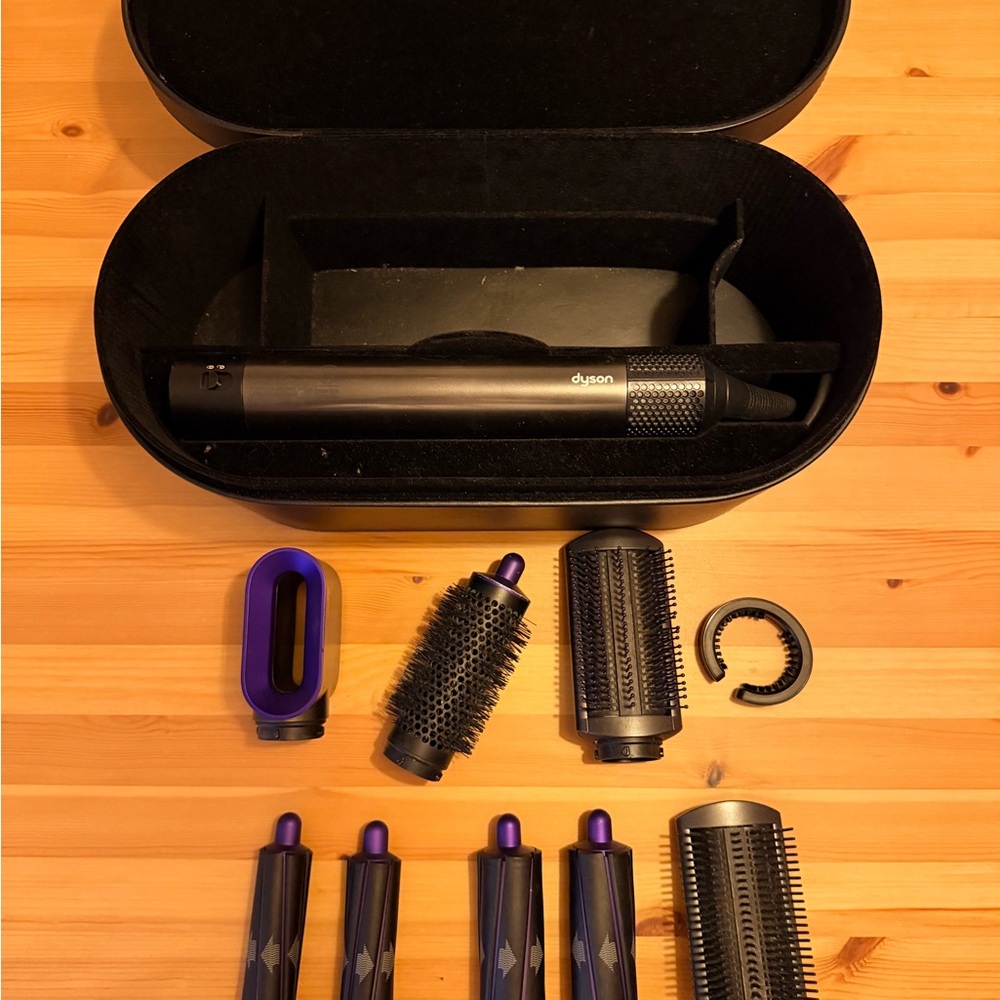 Dyson Black and Purple Hair Styling Kit